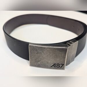 Aeropostale A87 Genuine Leather Unisex Belt Size S Small